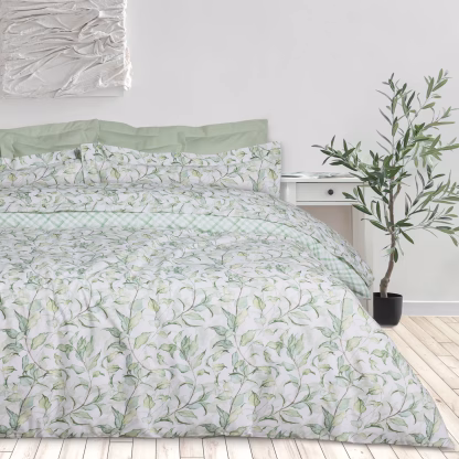 Das Home Σετ Σεντονια Υπερδιπλα Daily 3173 Green - White Green - White