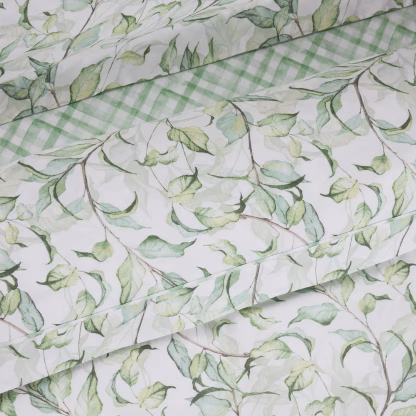 Das Home Σετ Σεντονια Υπερδιπλα Daily 3173 Green - White Green - White