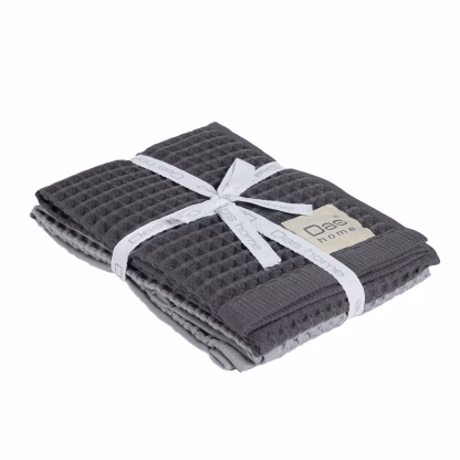Das Home Σετ Ποτηροπανα 2Τμχ 40Χ60 0801 Grey Grey