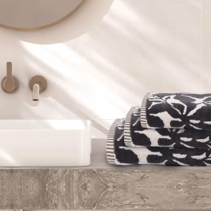 Das Home Σετ Πετσετες 3Τεμαχια Daily 0795 Black Black