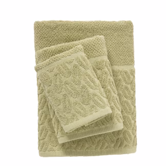 Das Home Σετ Πετσετες 3Τεμαχιων Best 0782 Olive Olive
