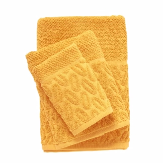 Das Home Σετ Πετσετες 3Τεμαχιων Best 0784 Ochre Ochre