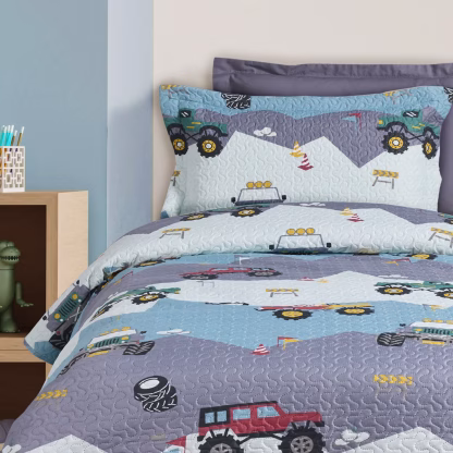 Das Kids Ζευγος Μαξιλαροθηκες 4926 Green - Grey Green - Grey
