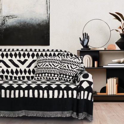 Das Home Μαξιλαρι Φιγουρας 40Χ40 0277 Black - Cream Black - Cream