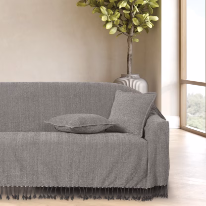 Das Home Μαξιλαρι Φιγουρας 40Χ40 0275 Dark Grey Dark Grey