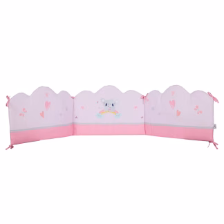 Das Baby Παντα Κουνιας Fun Digital Print 4934 Grey - Pink Grey - Pink