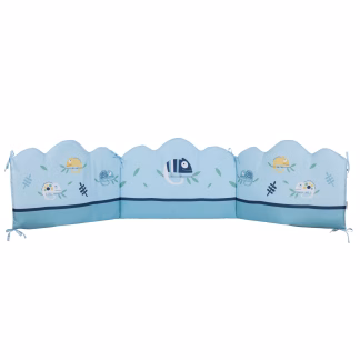 Das Baby Παντα Κουνιας Fun Digital Print 4935 Blue Blue
