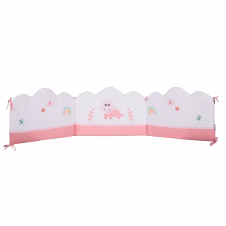 Das Baby Παντα Κουνιας Fun Digital Print 4936 Pink - White Pink - White