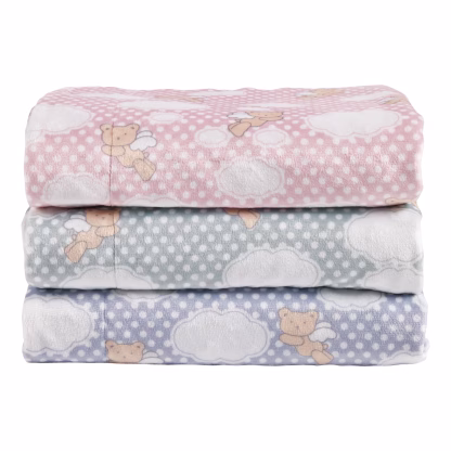 Das Baby Κουβερτα Fleece 75X100 Relax 4903 Blue Blue