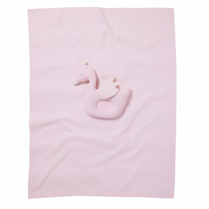 Das Baby Κουβερτα Πικε 75X100 Relax 4956 Pink - White Pink - White