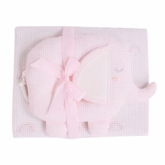 Das Baby Κουβερτα Πικε 75X100 Relax 4957 Grey - Pink - White Grey - Pink - White