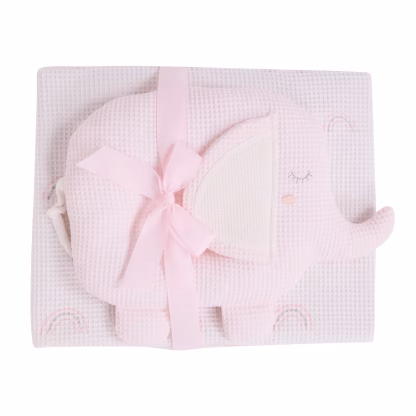 Das Baby Κουβερτα Πικε 75X100 Relax 4957 Grey - Pink - White Grey - Pink - White