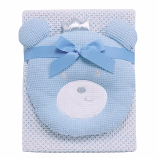 Das Baby Κουβερτα Πικε 75X100 Relax 4959 Blue - White Blue - White