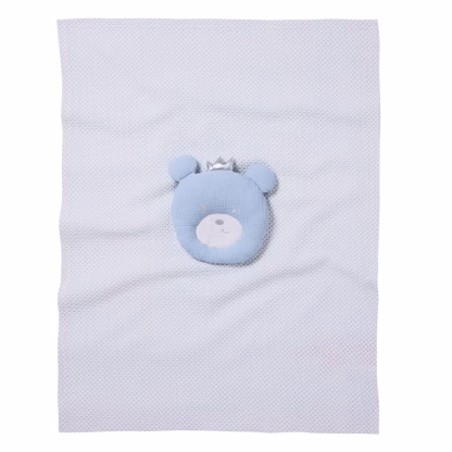 Das Baby Κουβερτα Πικε 75X100 Relax 4959 Blue - White Blue - White