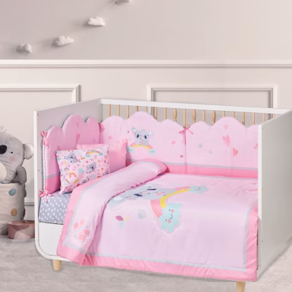Das Baby Κουβερλι Fun 4934 Grey - Pink Grey - Pink