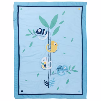 Das Baby Κουβερλι Fun 4935 Blue Blue