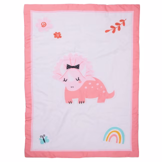 Das Baby Κουβερλι Fun 4936 Pink - White Pink - White