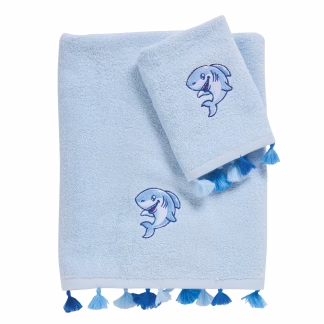 Das Baby Σετ Πετσετες 2 Τεμαχιων Κεντητες Smile 4966 Blue Blue