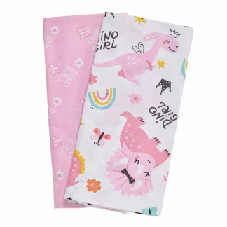 Das Baby Σετ Σεντονια Λικνου Fun 4936 Pink - White Pink - White