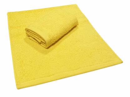 Πετσέτα ΚΟΜΒΟΣ Πεννιέ PLAIN LINE 500γρ/μ2 YELLOW Χειρός 30x50