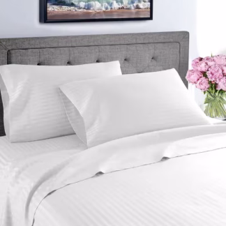 Σετ Σεντόνια ΚΟΜΒΟΣ Satin Stripe TC300 100% Cotton 250x280