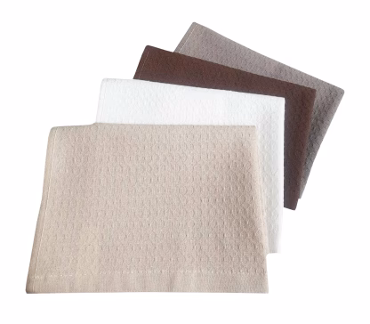 Σετ Ποτηρόπανα 4τεμ.ΚΟΜΒΟΣ Πικέ PLAIN 100% Cotton 40x60 Natural MIX