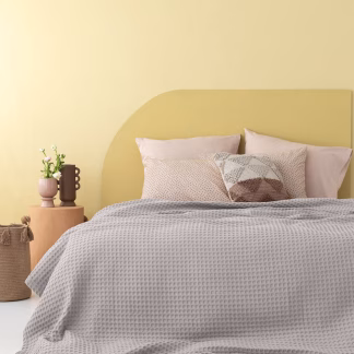 Palamaiki Κουβέρτα Πικέ Μονή 170x240 Marcie Fog
