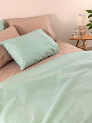 Σεντόνι Υπέρδιπλο 170x200+32 TOTEM MINT Με Λάστιχο