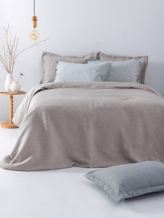 Κουβέρτα Matelasse 170X260 ZOE BEIGE