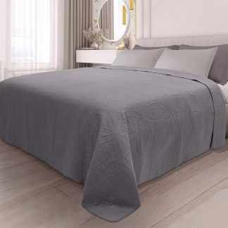 LINO ΚΟΥΒΕΡΛΙ LIGERO GREY 220X240