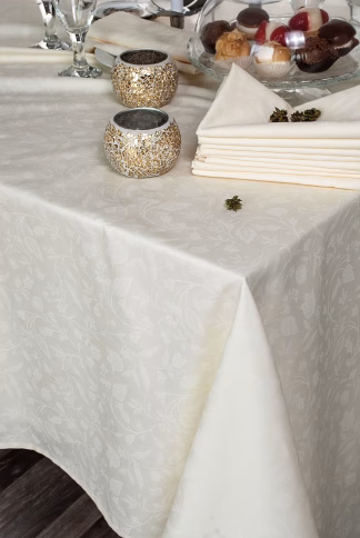 Bensimon - Εκρου Tραπεζομανηλο Σατεν Ζακαρ Σετ Πετσετες 6 Τμχ (50χ50)