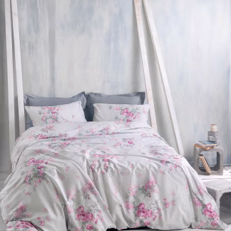 Rythmos Suzannah Γκρι - Σετ Σεντονια Next King Size (260X280)