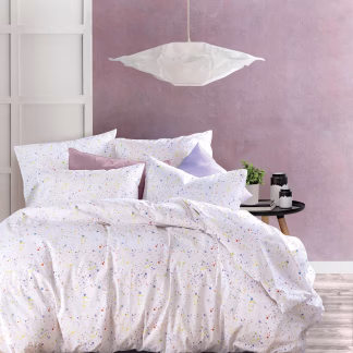 Rythmos Paint Spots - Σετ Σεντονια Nova Ημιδιπλο Με Λαστιχο (160X260, 105X205+25)