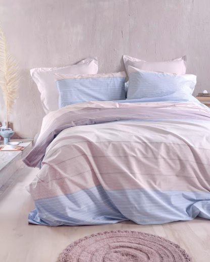 Rythmos Chelsea Μοβ - Σετ Σεντονια Next King Size (260X280)
