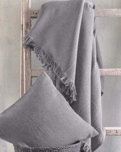 Rythmos Echo Γκρι Σκουρο - Μαξιλαροθηκη 40X40