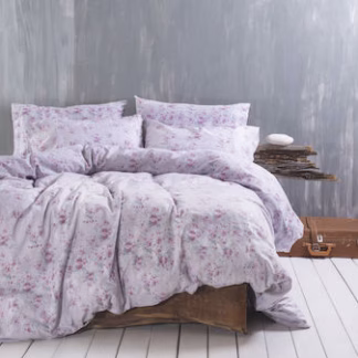 Rythmos Mayfair Λιλα - Σετ Σεντονια Φανελενια Ημιδιπλο (160X260)