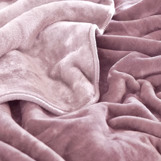 Rythmos Velour Πουδρα - Κουβερτα Βελουτε Υπερδιπλο (220Χ240)