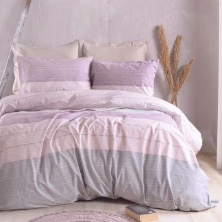 Rythmos Chelsea Ροζ - Σετ Σεντονια Next King Size (260X280)