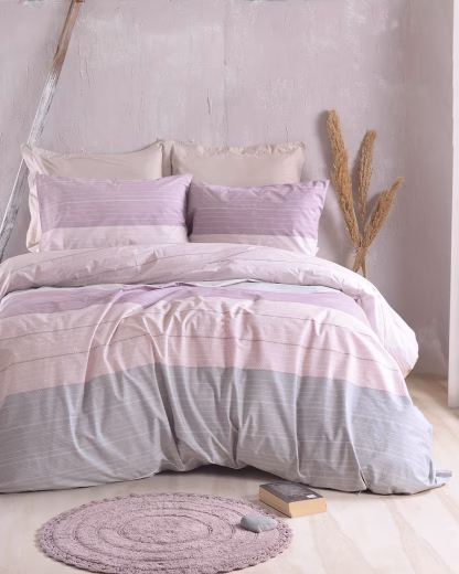 Rythmos Chelsea Ροζ - Σετ Σεντονια Next King Size (260X280)