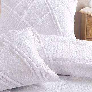 Rythmos Deste - Σετ Κουβερλι Λευκο Σετ 3 Τεμαχια (1 235X250, 2 50X70)
