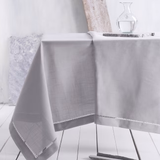 Rythmos Quin- Τραπεζομαντηλο Me Αζουρ 170X350 Γκρι