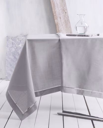 Rythmos Quin- Τραπεζομαντηλο Me Αζουρ 170X350 Γκρι