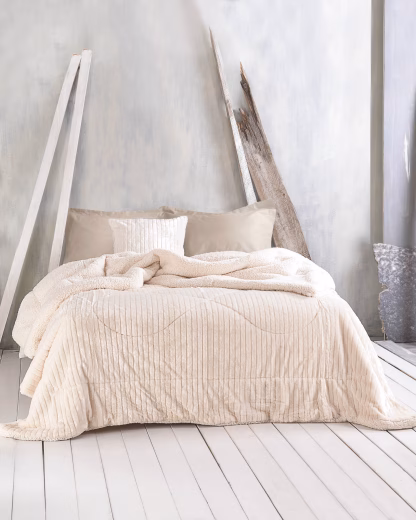 Rythmos Shabby Εκρου - Μαξιλαροθήκη 50X50