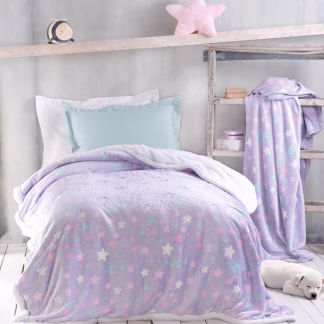 Rythmos Starday - Κουβερτα Παιδικη Luminus (Flannel Fleece) Ημιδιπλο (160Χ220)