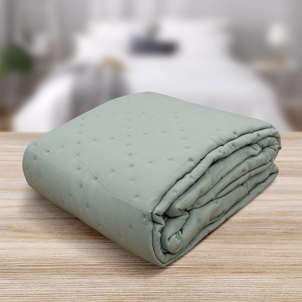 LINO ΚΟΥΒΕΡΛΙ LIPE GREEN 160Χ220 LINO ΚΟΥΒΕΡΛΙ LIPE GREEN 160Χ220