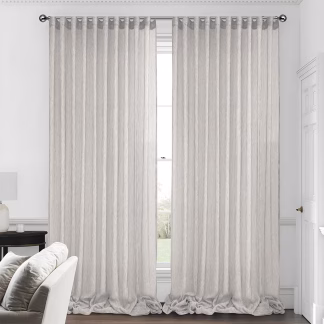 LINO Ύφασμα Κουρτίνας (Φ300) 1002 Ανοιχτό Γκρι