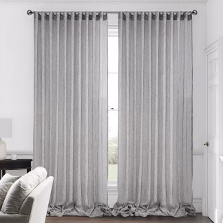 LINO Ύφασμα Κουρτίνας (Φ300) 1002 Γκρι Σκούρο