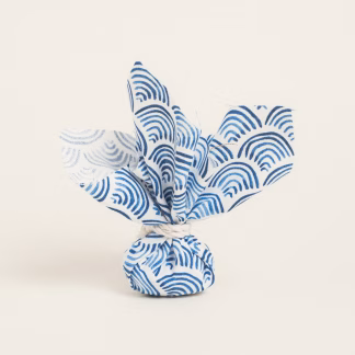 Μαντηλι 27 X 27 Cm Μπλε Κυματα