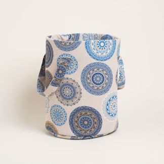 Σακος Κυλινδρος 43 X 30 Cm Μπλε Μανταλα