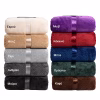 Κουβέρτα Μονόχρωμη Υπέρδιπλη Jacquard Fleece 350gsmart 11600 220×240 Ανθρακί